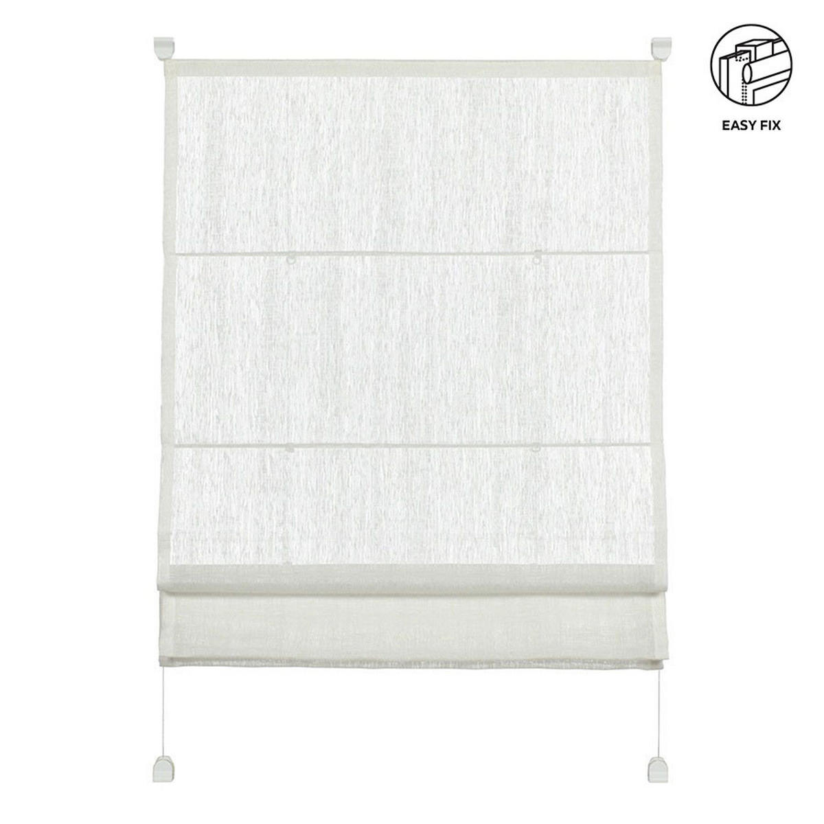 RIMSKA ZAVESA  prosojno  90/140 cm    - prosojno, Basics, umetna masa (90/140cm) - Gardinia