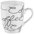 KAFFEEBECHER 250 ml - Weiß/Grau, Trend, Keramik (0,250l) - Ritzenhoff Breker KAFFEEBECHER 250 ml - Weiß/Grau, Trend, Keramik (0,250l) - Ritzenhoff Breker