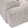 Ecksofa mit Funktion Grau Flachgewebe Zierkissen, Rückenkissen, Bettkasten, Schlaffunktion, Rücken echt, Liegefläche im Originalstoff  - Schwarz/Grau, KONVENTIONELL, Kunststoff/Textil (277/190cm) - Carryhome