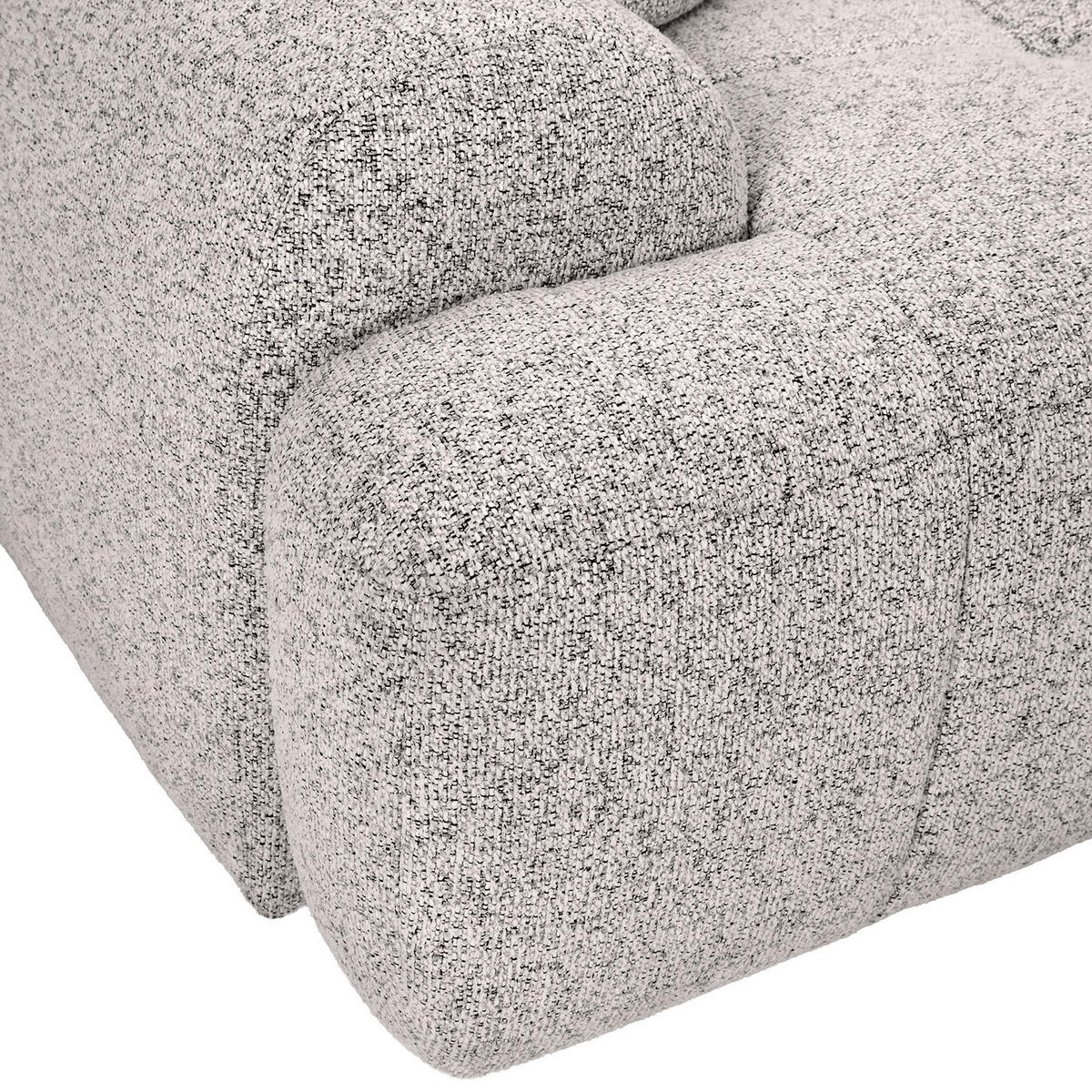 Ecksofa mit Funktion Grau Flachgewebe Zierkissen, Rückenkissen, Bettkasten, Schlaffunktion, Rücken echt, Liegefläche im Originalstoff  - Schwarz/Grau, KONVENTIONELL, Kunststoff/Textil (277/190cm) - Carryhome