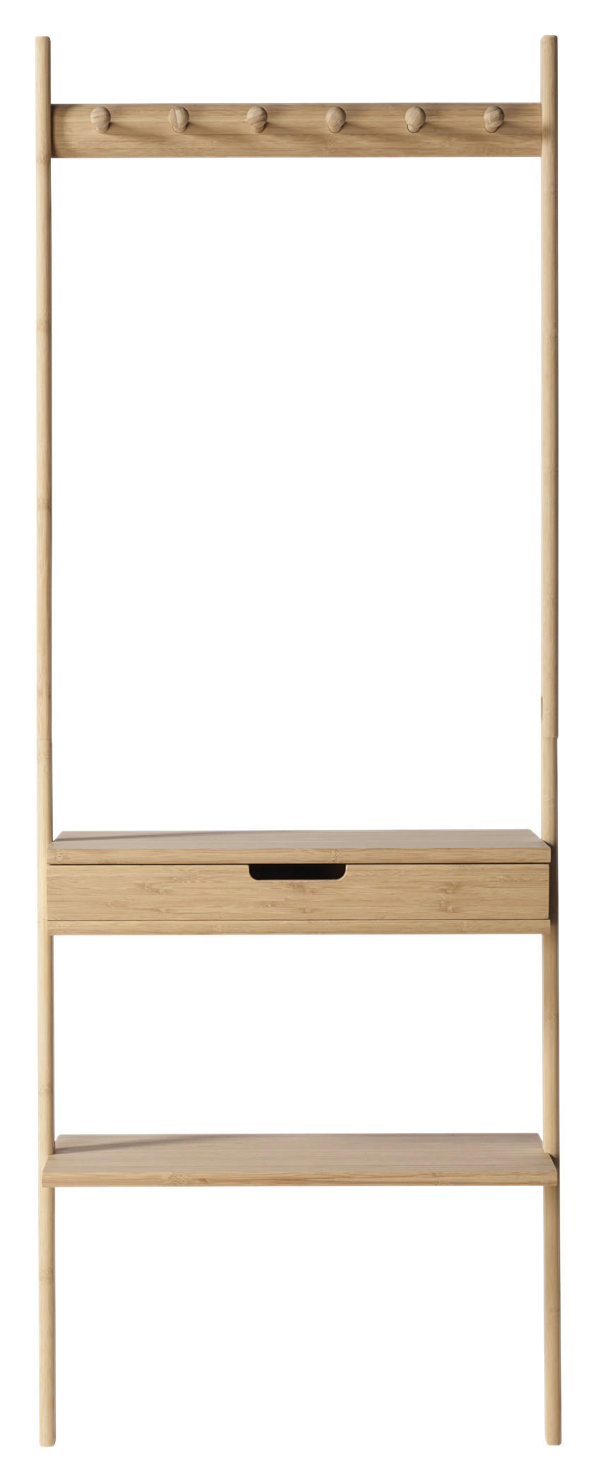 GARDEROBENPANEEL  in 70/180/35 cm  - Naturfarben, Design, Holz (70/180/35cm) - MID.YOU
