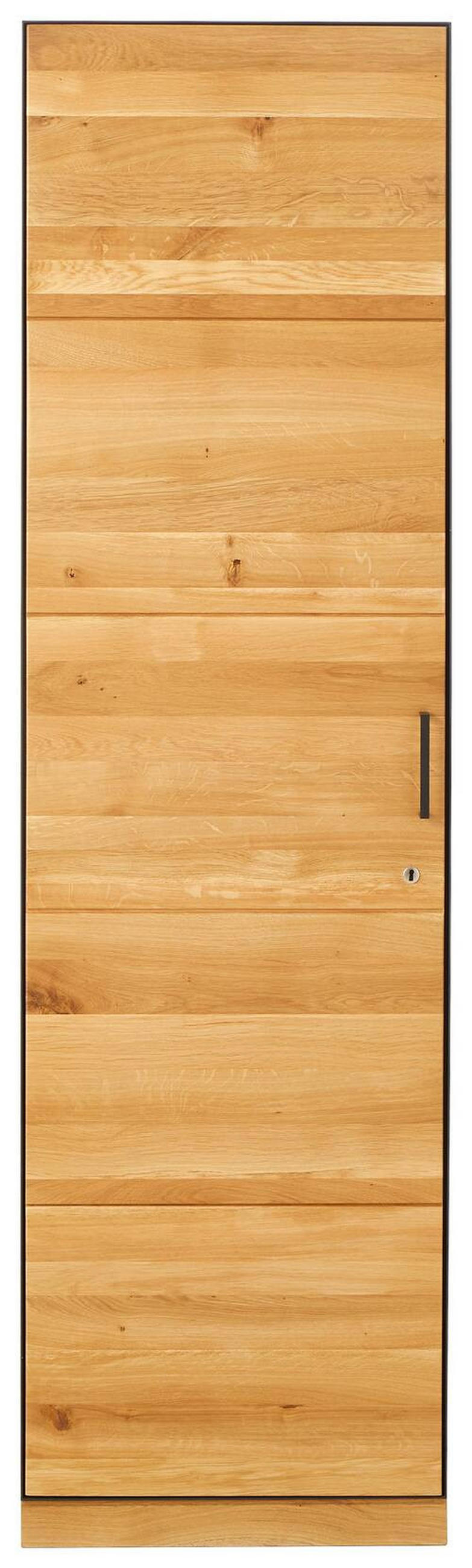 AKTENSCHRANK 55/197/40 cm  - Eichefarben/Graphitfarben, Natur, Holz/Holzwerkstoff (55/197/40cm) - Linea Natura