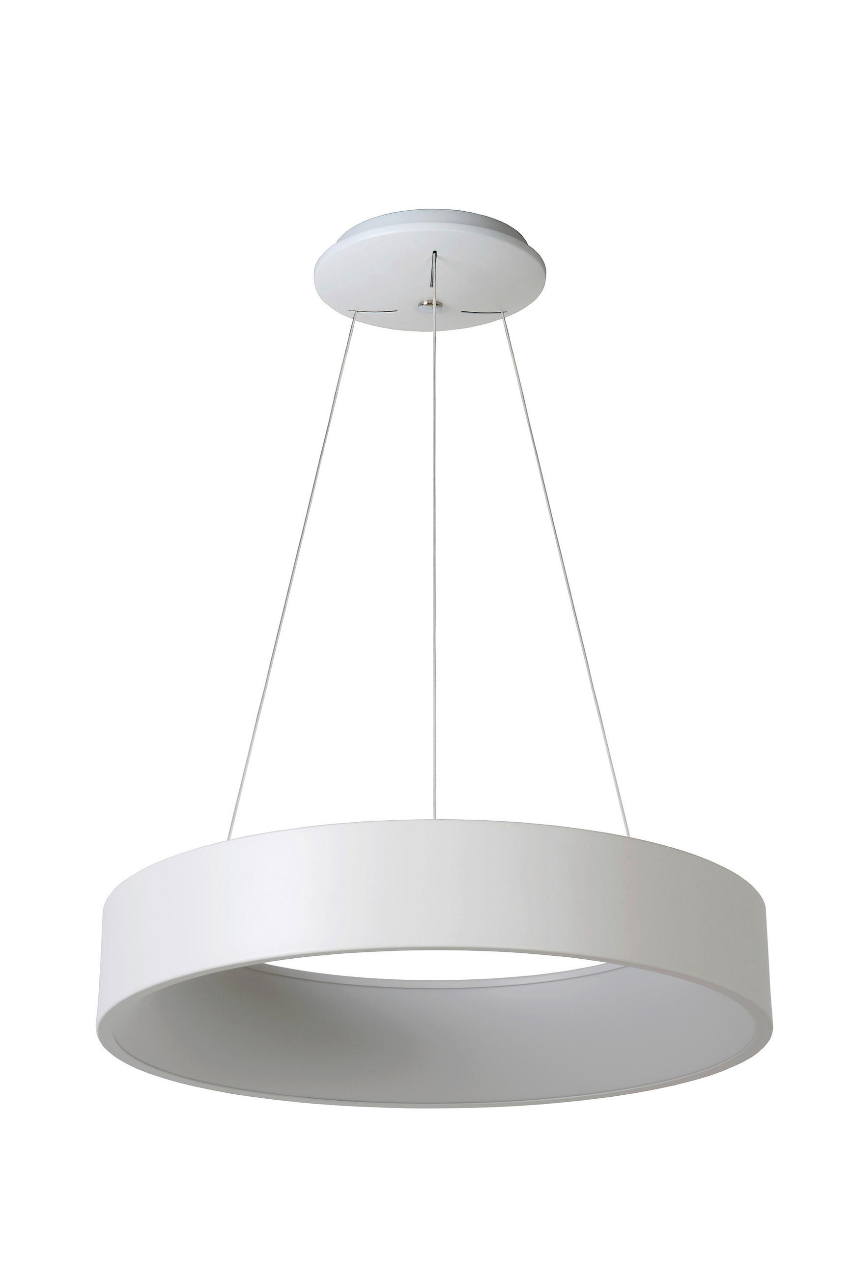 LED-HÄNGELEUCHTE Talowe 60/60/142 cm  - Weiß, Design, Metall (60/60/142cm) - Lucide