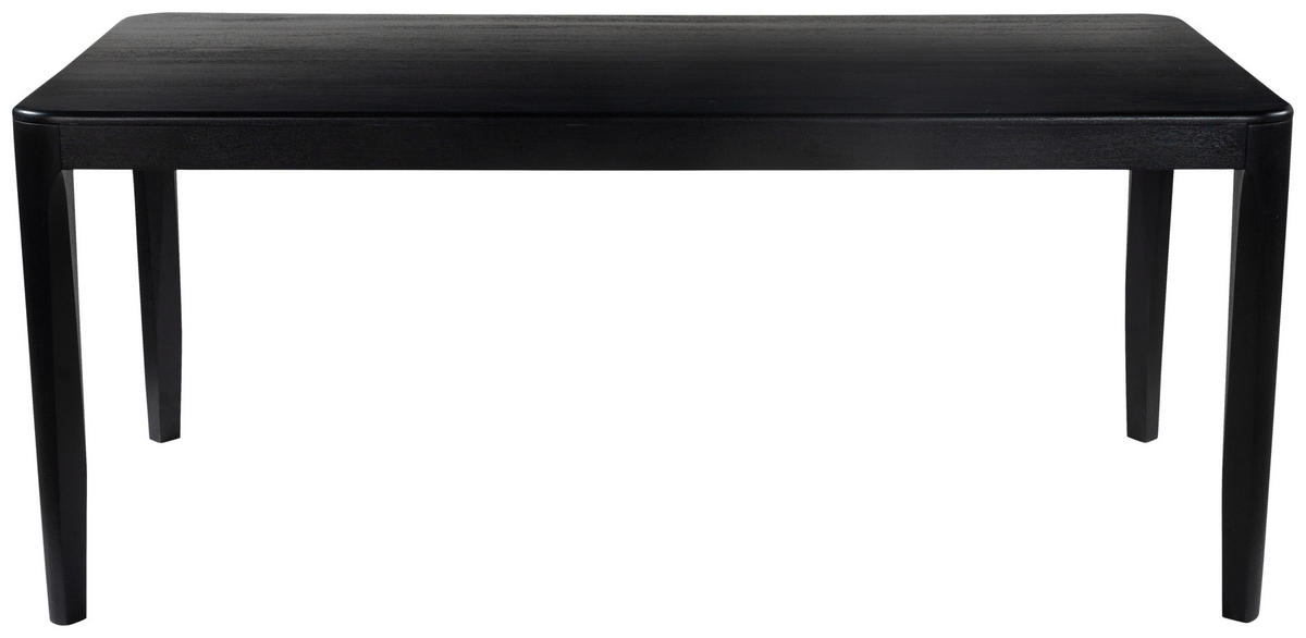 ESSTISCH Schwarz rechteckig   - Schwarz, Trend, Holz (180/90/76cm) - Ambia Home