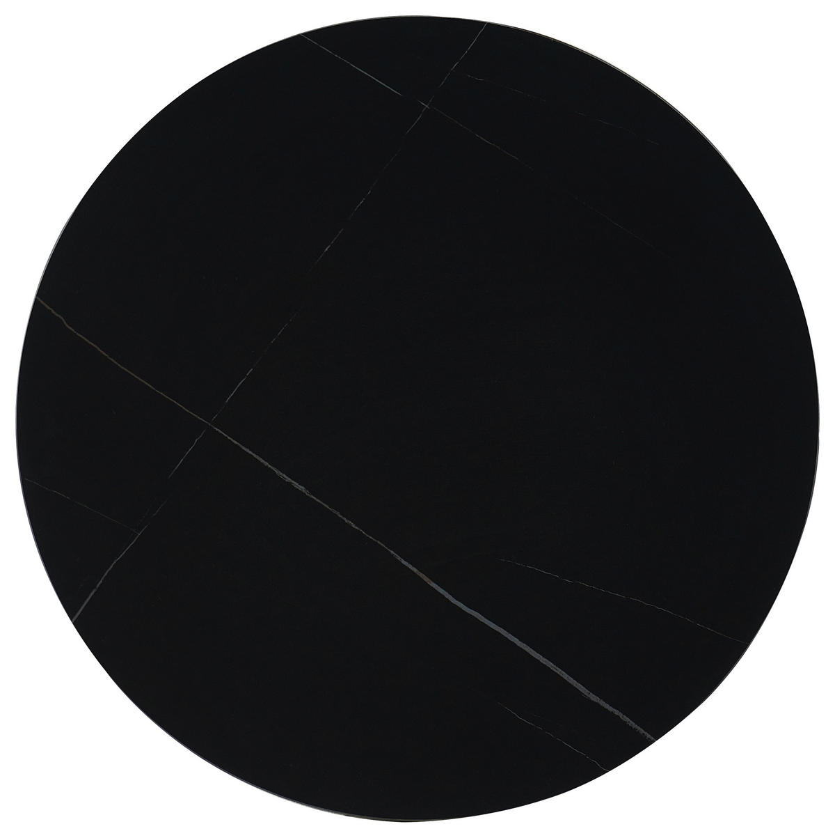 BEISTELLTISCH in Metall, Keramik 60/60/45 cm  - Schwarz, Design, Keramik/Metall (60/60/45cm) - Livetastic