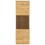 VITRINE  in massiv Eiche Eichefarben - Eichefarben/Transparent, Natur, Glas/Holz (65/205,8/38cm) - Linea Natura