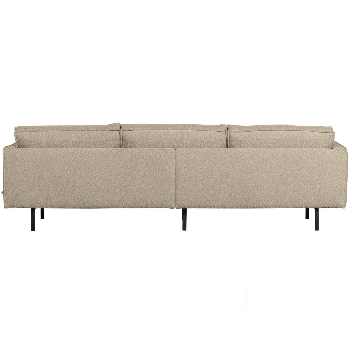 3-SITZER-SOFA Rodeo Bouclé Beige  - Beige, Design, Textil/Metall (277/85/86cm) - Livetastic