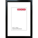 BILDERRAHMEN 11,5/16/1,4 cm  - Schwarz, Basics, Glas/Kunststoff (11,5/16/1,4cm) - Boxxx