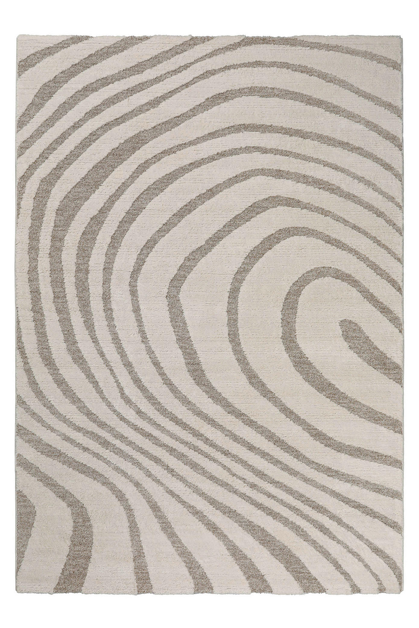 WEBTEPPICH Wohnzimmer 80/150 cm Björn Creme, Beige rechteckig  - Beige/Creme, Design, Textil (80/150cm) - WECON HOME