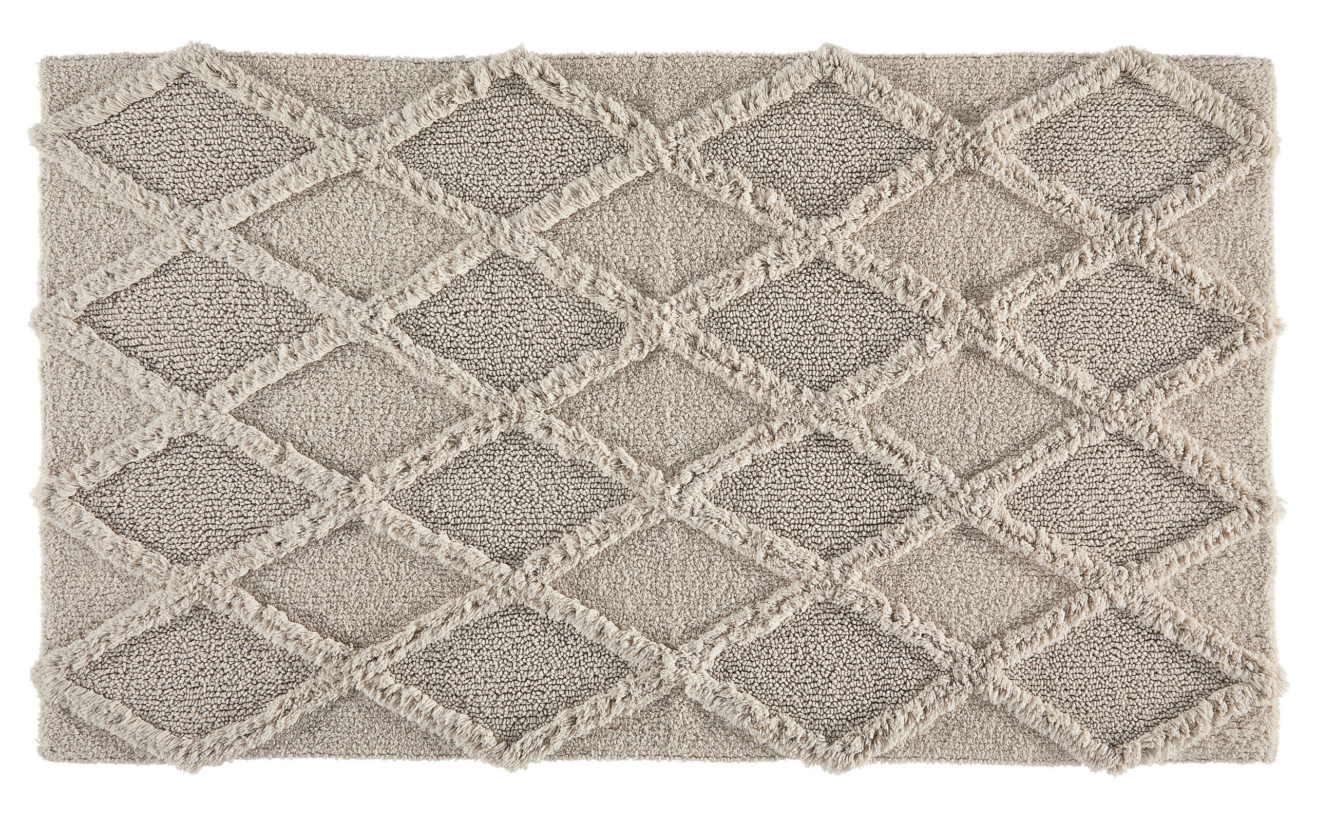 BADEMATTE Silberfarben 70/120 cm  - Silberfarben, Textil (70/120cm) - Esposa