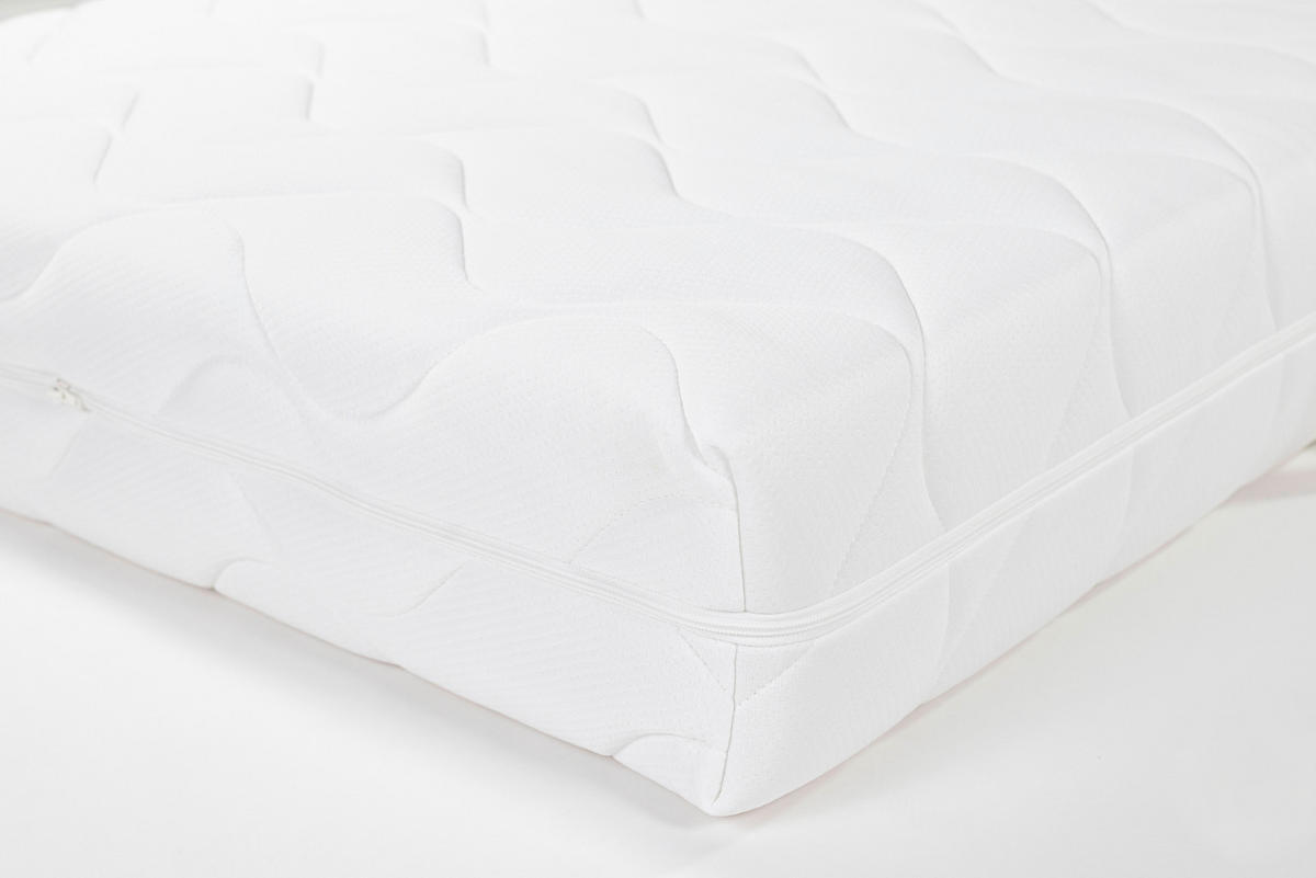 TASCHENFEDERKERNMATRATZE 80/200 cm Höhe ca. 17 cm  - Weiß, MODERN, Textil (80/200cm) - Livetastic