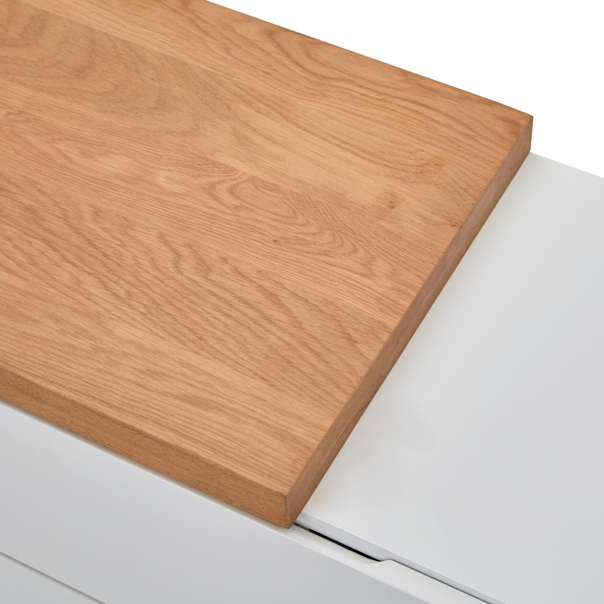 LOWBOARD  220/32/35 cm   - Eichefarben/Weiß, KONVENTIONELL, Holz/Holzwerkstoff (220/32/35cm) - Xora