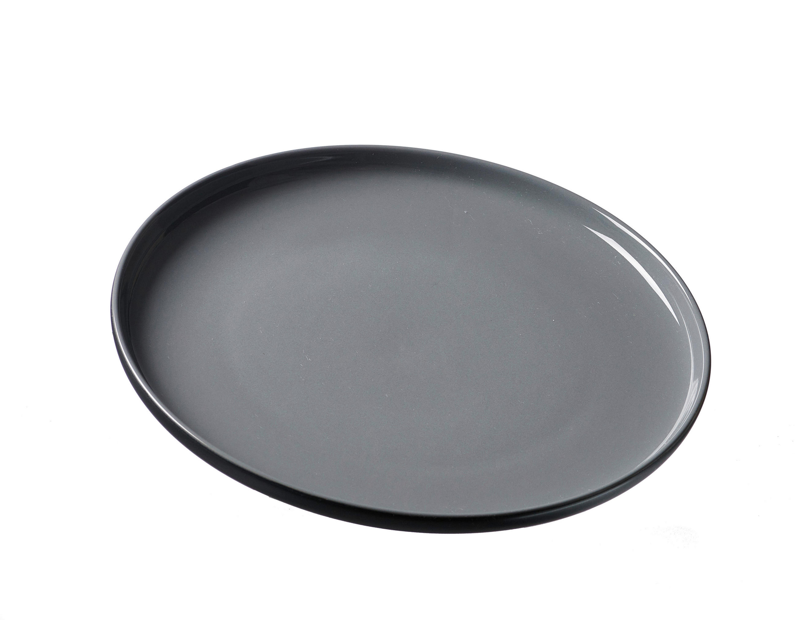 SPEISETELLER Grau, Schwarz 26 cm Jasper  - Schwarz/Grau, Basics, Keramik (26cm) - Ritzenhoff Breker