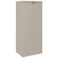 KOMMODE , 52,4/127,8/40,4 cm,  - Taupe/Schwarz, MODERN, Holzwerkstoff/Metall (52,4/127,8/40,4cm) - Carryhome