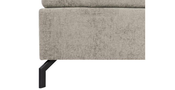 BOXSPRINGBETT 180/200 cm,  in Hellgrau, Topper, H3 + H3 = fest  - Hellgrau/Schwarz, Design, Textil/Metall (180/200cm) - Esposa