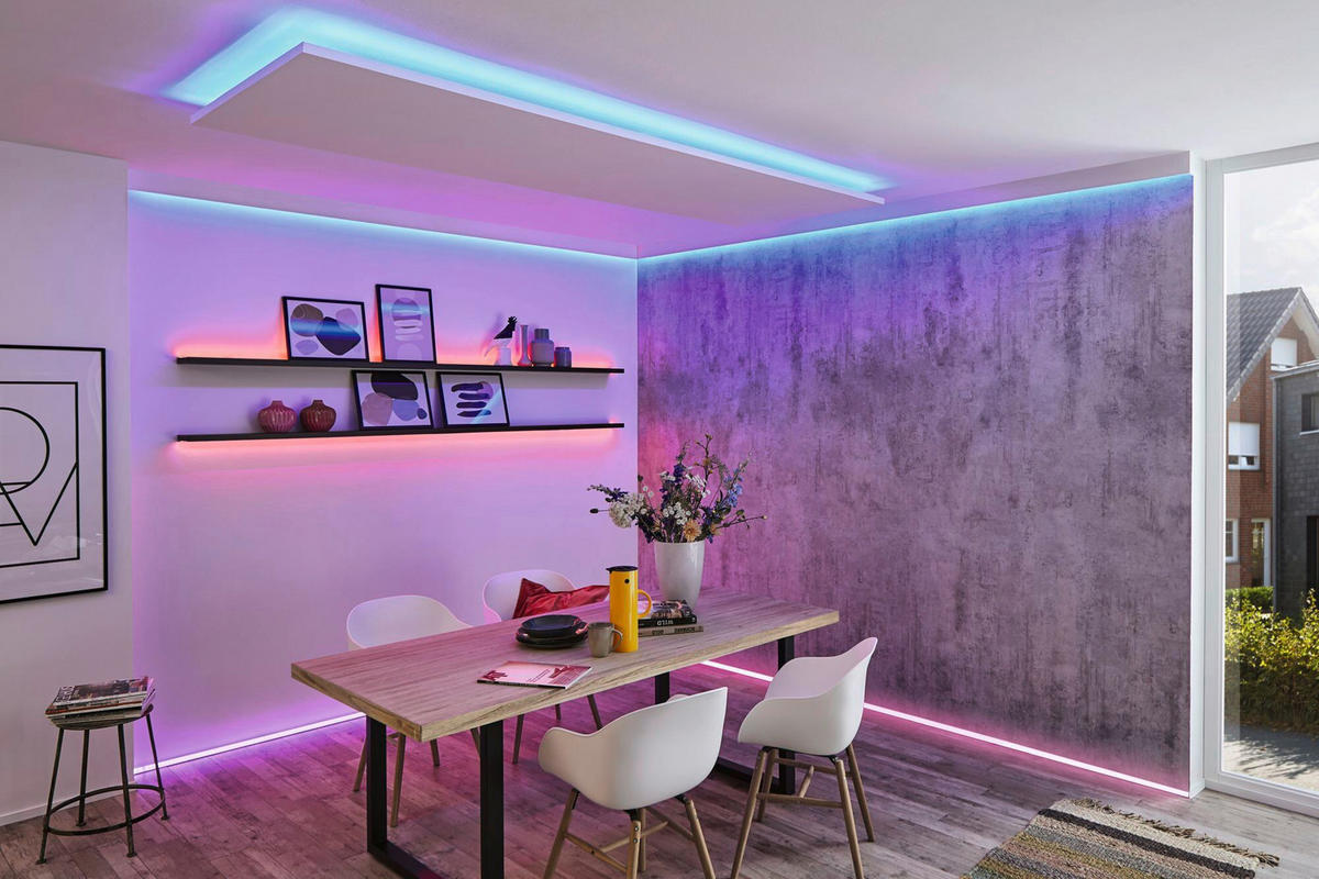 LED-STRIP 151/0,3 cm   - Silberfarben, Basics, Kunststoff (151/0,3cm) - Paulmann