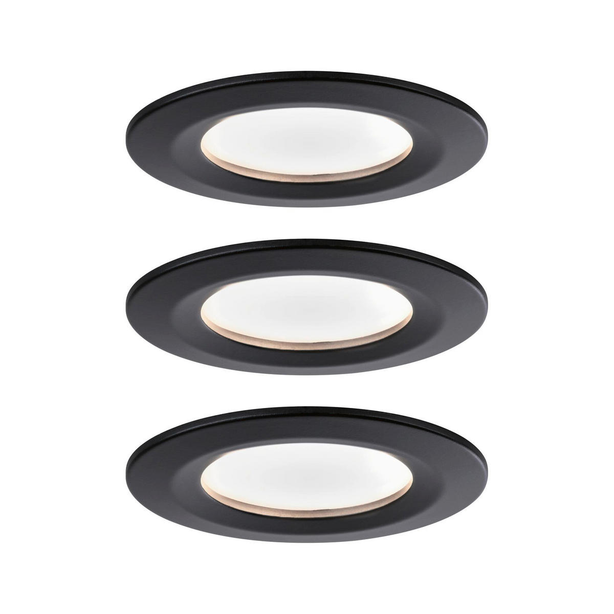 LED-DECKENLEUCHTE 7,8 cm  - Schwarz, Basics, Metall (7,8cm) - Paulmann