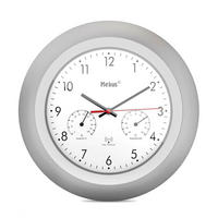 FUNKUHR Silberfarben  - Silberfarben, Basics, Kunststoff (30cm)