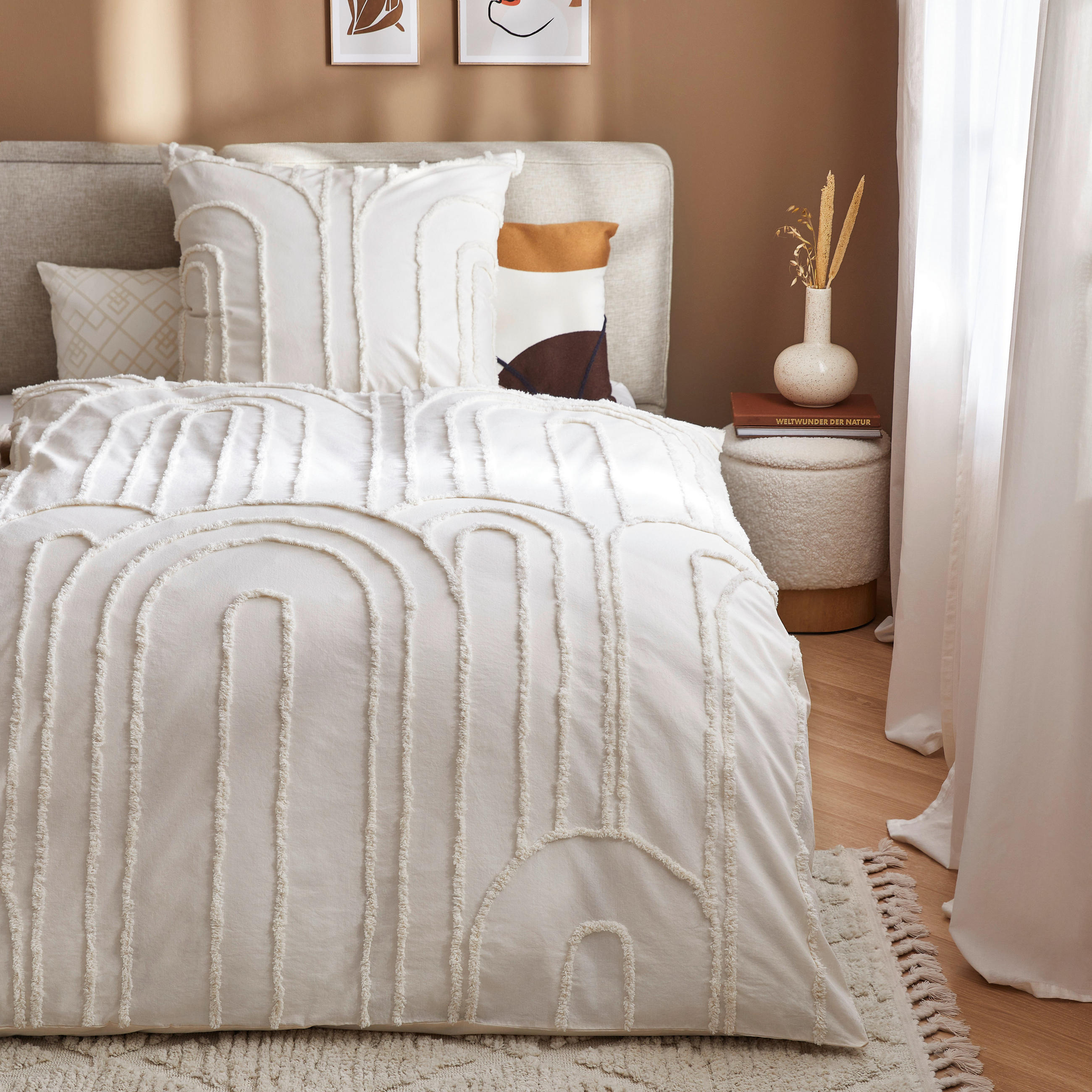 BETTWÄSCHE Renforcé 135/200 cm  - Creme, Trend, Textil (135/200cm) - Ambiente