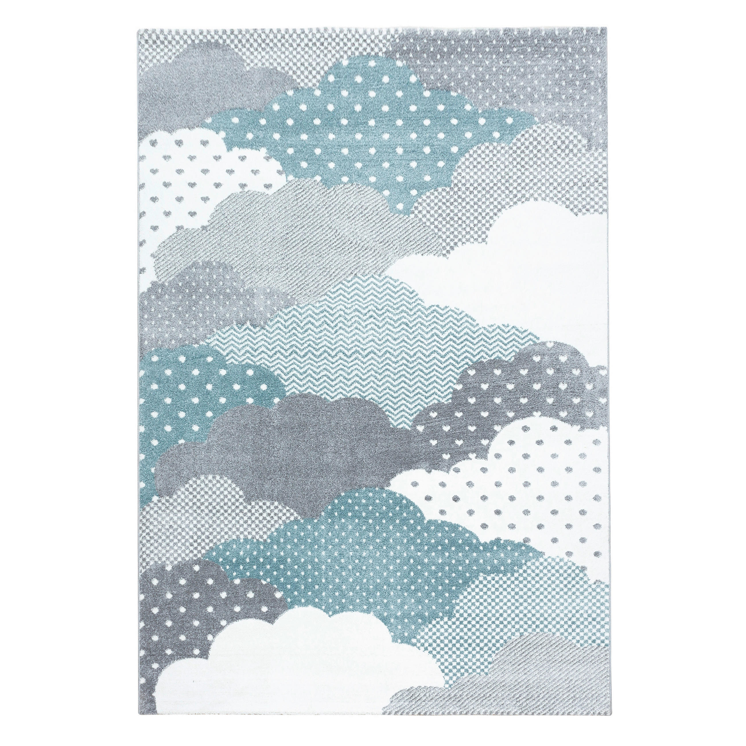 BARNMATTA 140/200 cm Bambi  - blå, Trend, textil (140/200cm) - Ben'n'jen