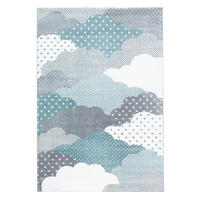 BARNMATTA 140/200 cm Bambi  - blå, Trend, textil (140/200cm) - Ben'n'jen