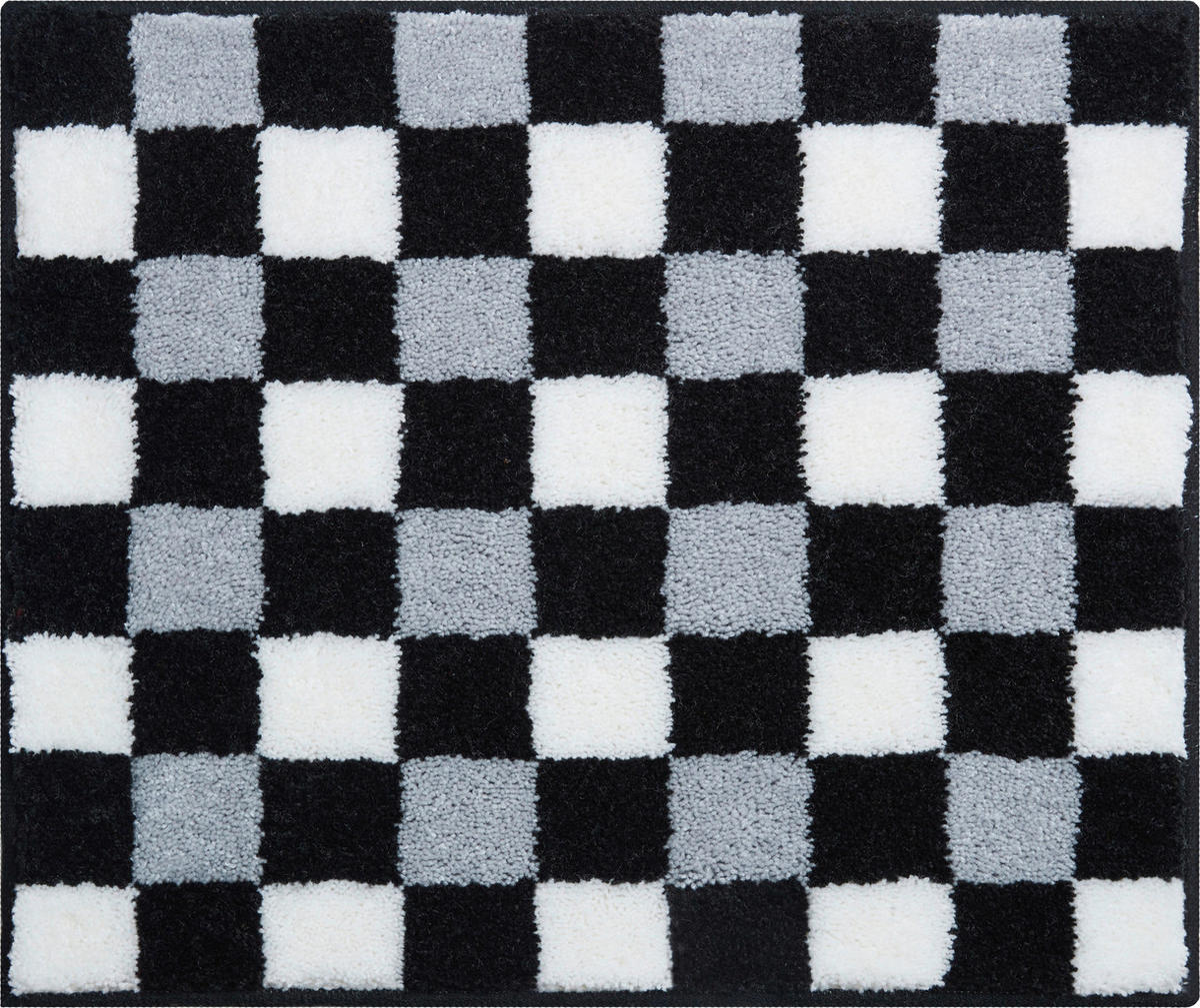 BIDET-VORLEGER Grund Grau 40/50 cm  - Grau, Basics, Kunststoff/Textil (40/50cm) - Grund