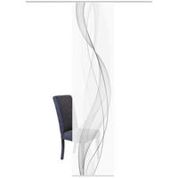 FLÄCHENVORHANG in Grau halbtransparent  - Grau, Design, Textil (60/260cm)