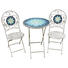 SET ZA BALKON - modra/bela, Trendi, kovina/steklo (60/41/76/94/60/45cm) - Ambia Garden SET ZA BALKON - modra/bela, Trendi, kovina/steklo (60/41/76/94/60/45cm) - Ambia Garden