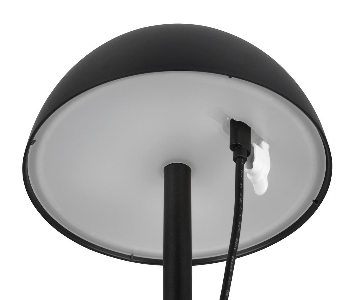NABÍJATEĽNÁ STOLNÁ LAMPA 13,5/30 cm - čierna, Trend, plast (13,5/30cm)