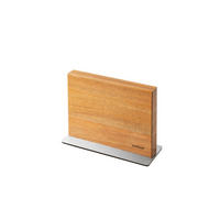 BLOK ZA NOŽE  Black Edge  - naravne barve, Basics, les (30,5/10/2cm) - Sambonet