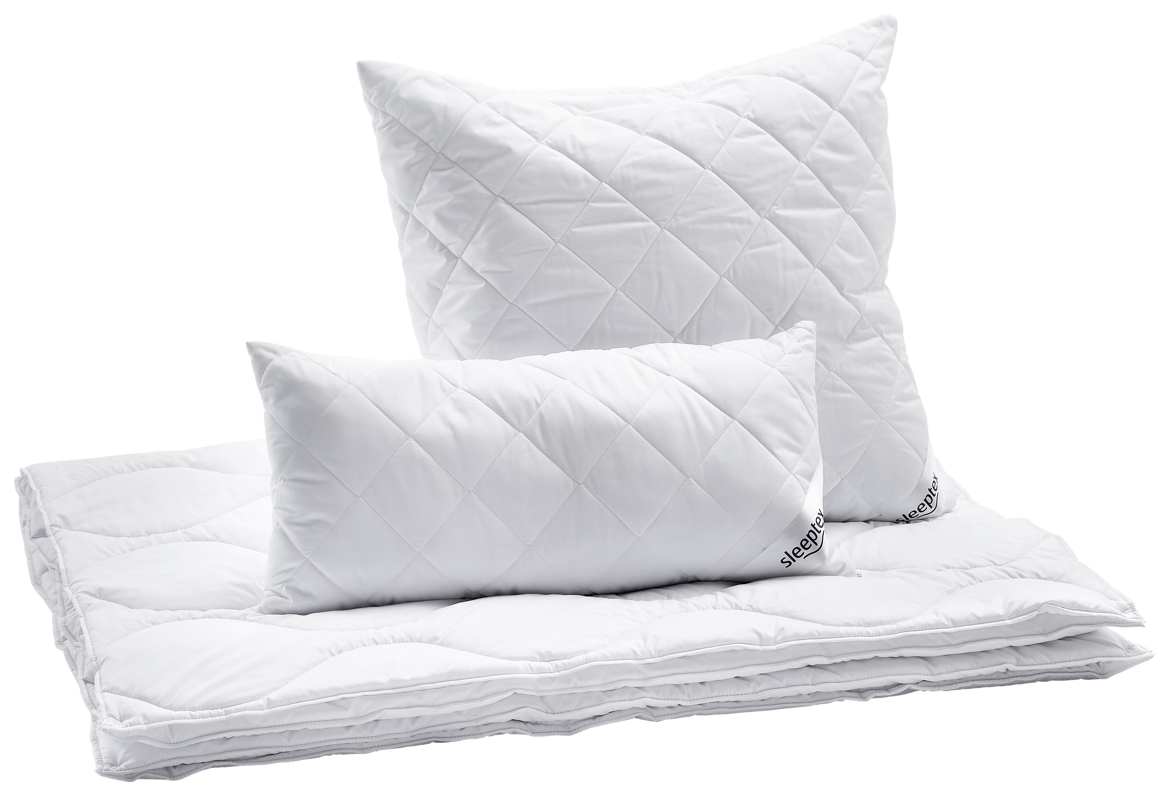 KOPFKISSEN  Oviedo  80/80 cm       - Weiß, Basics, Textil (80/80cm) - Sleeptex