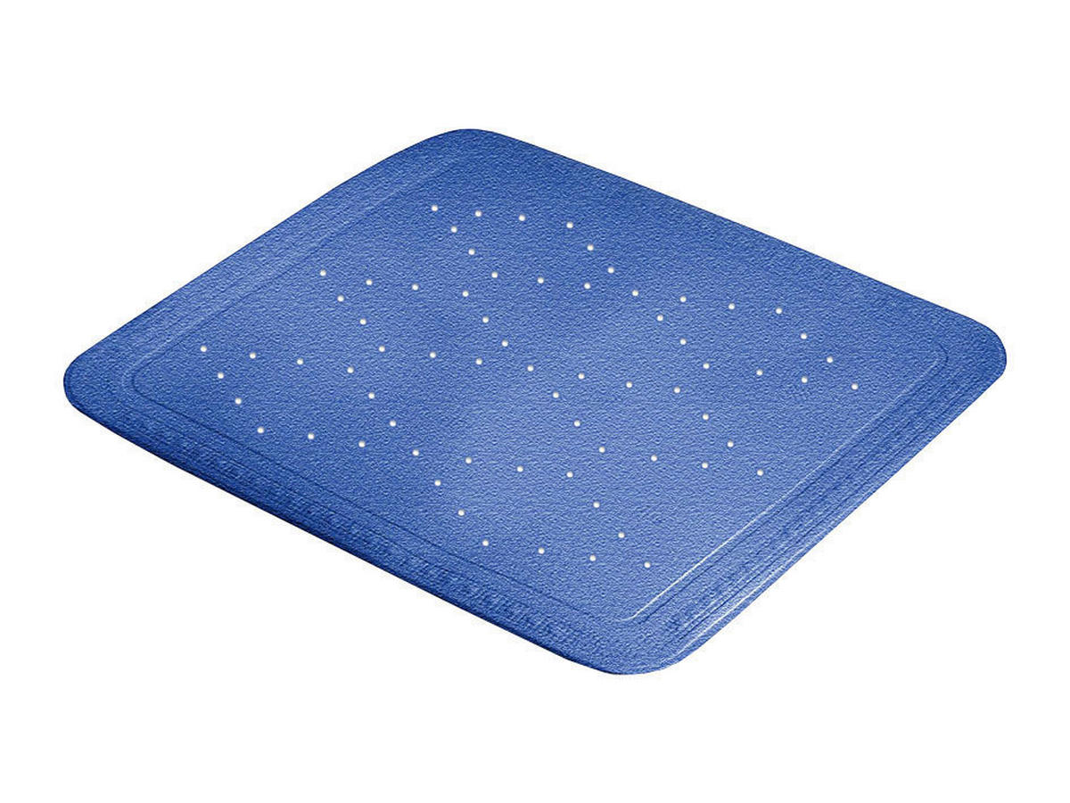 DUSCHEINLAGE - Blau, Basics, Kunststoff (55/55cm) - Kleine Wolke