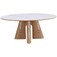 ÉTKEZŐASZTAL - tölgyfa színű/fehér, Modern, faalapú anyag/kő (160/90/75cm) - Livetastic