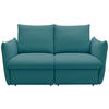 2-SITZER-SOFA Looks XII in Mikrofaser Petrol  - Petrol, Design, Textil (180/100/97cm) - LOOKS by W.Joop