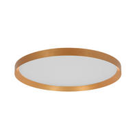 DECKENLEUCHTE  40/7 cm    - Goldfarben, KONVENTIONELL, Kunststoff/Metall (40/7cm)