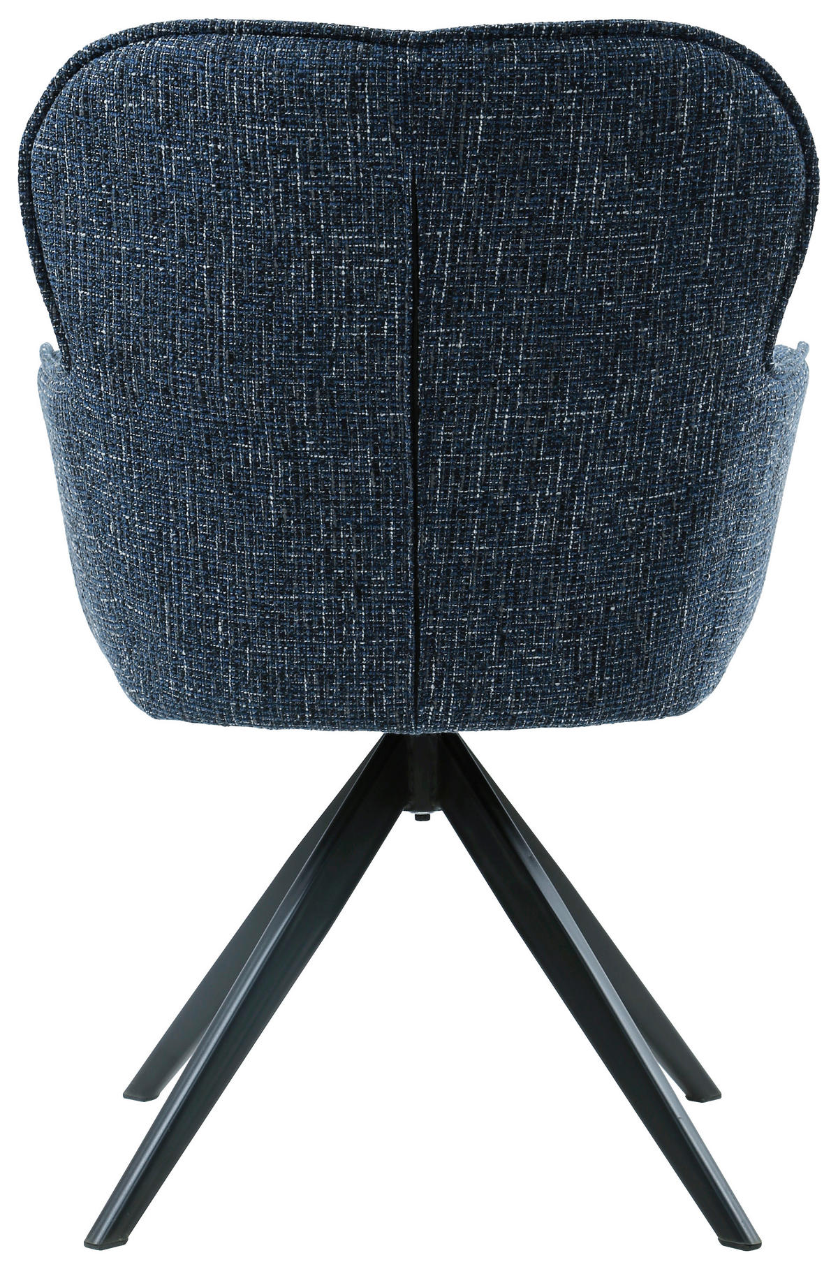 KAROSSZÉK kék, fekete  - fekete/kék, Design, textil/fém (62/88/65cm) - Novel