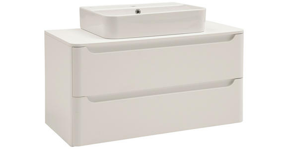 WASCHTISCHKOMBI 101 cm  - Weiß, KONVENTIONELL, Keramik/Holzwerkstoff (101cm) - Xora