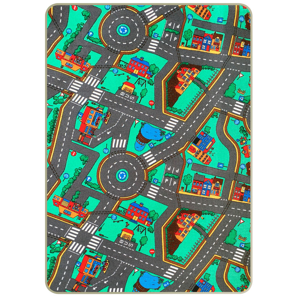 Spielteppich Straße Bobby 140x200 cm Bunt