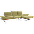 ECKSOFA in Flachgewebe Limette  - Limette/Schwarz, Design, Holz/Textil (314/159cm) - Dieter Knoll