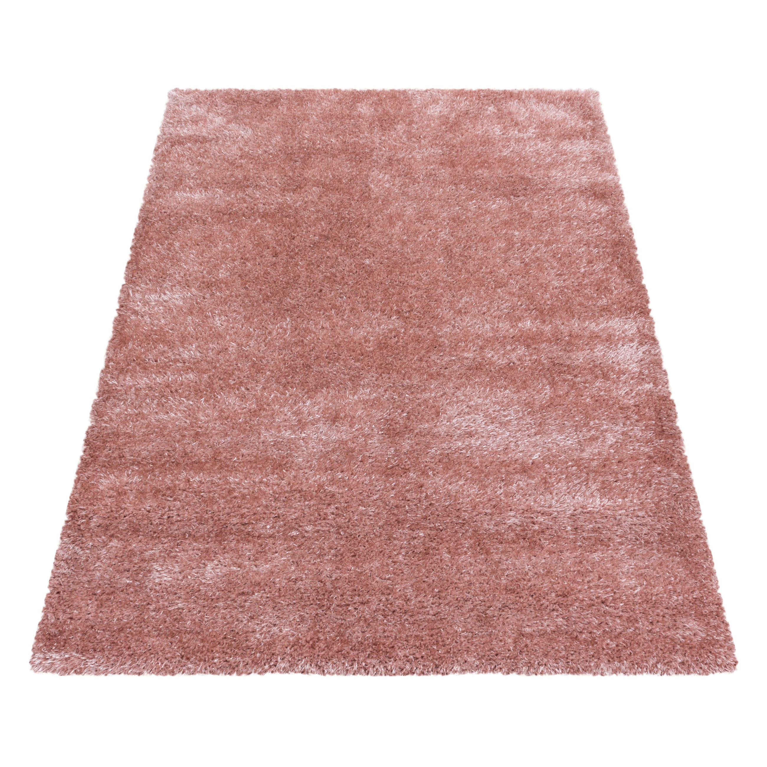 Hochflor Teppich Rosa Naturfaser Brilliant 200x290cm
