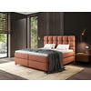 BOXSPRINGBETT 180/200 cm  in Rostfarben  - Rostfarben/Schwarz, Trend, Textil/Metall (180/200cm) - Esposa