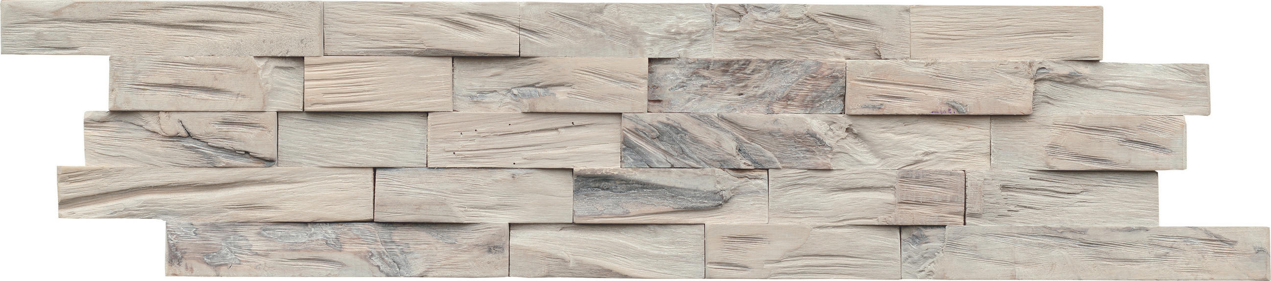 WANDVERKLEIDUNG - Hellbraun, Basics, Holz (61/15/2cm)