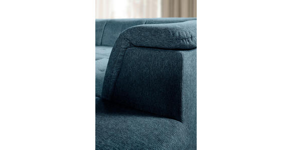WOHNLANDSCHAFT  in Chenille Dunkelblau  - Dunkelblau/Grau, KONVENTIONELL, Kunststoff/Textil (240/340/188cm) - Carryhome