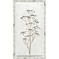 ORIGINALBILD Blumen, Pflanzen 30/55 cm  - Goldfarben/Braun, Trend, Holzwerkstoff/Kunststoff (30/55cm) - Monee
