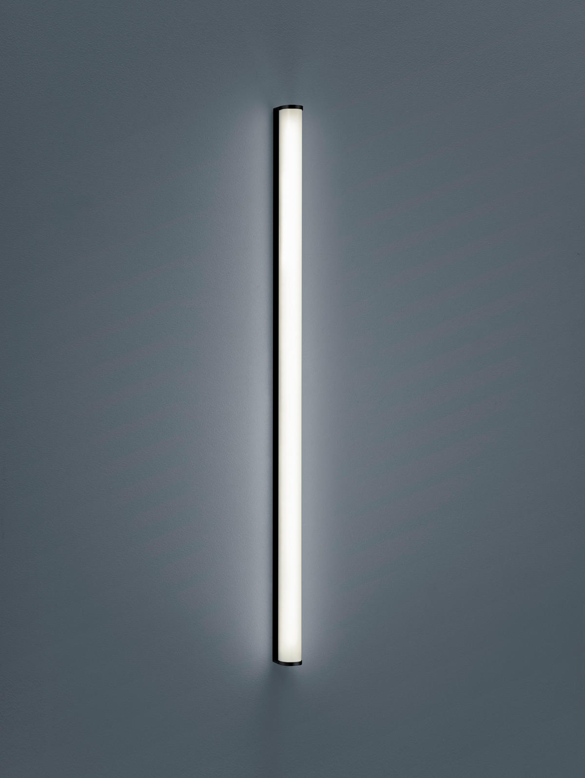SPIEGELLEUCHTE Ponto 5/120/7 cm  - Schwarz, Design, Kunststoff/Metall (5/120/7cm) - Helestra