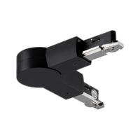 SCHIENENSYSTEM-VERBINDER URAIL 15,7/1,8/3,6 cm   - Schwarz, Design, Kunststoff/Metall (15,7/1,8/3,6cm) - Paulmann