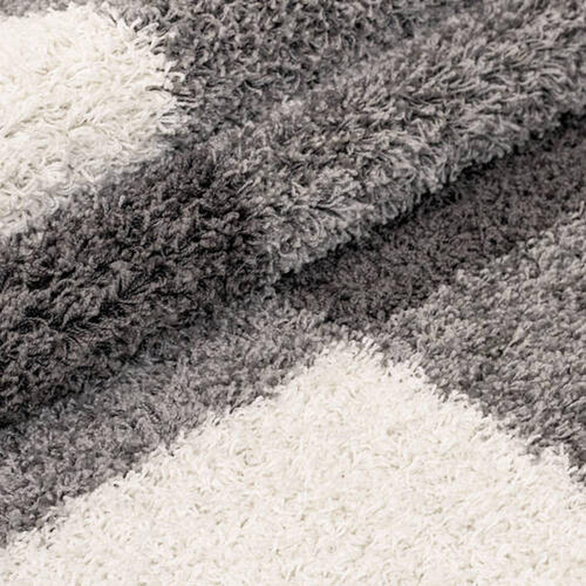 HOCHFLORTEPPICH 200/200 cm Gala Hellgrau  - Hellgrau, Design, Textil (200/200cm) - Novel
