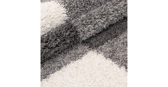 HOCHFLORTEPPICH 200/200 cm Gala Hellgrau - Hellgrau, Design, Textil (200/200cm) - Novel