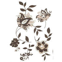 DEKOSTICKER  - Braun, Natur, Kunststoff (50/70cm) - Komar