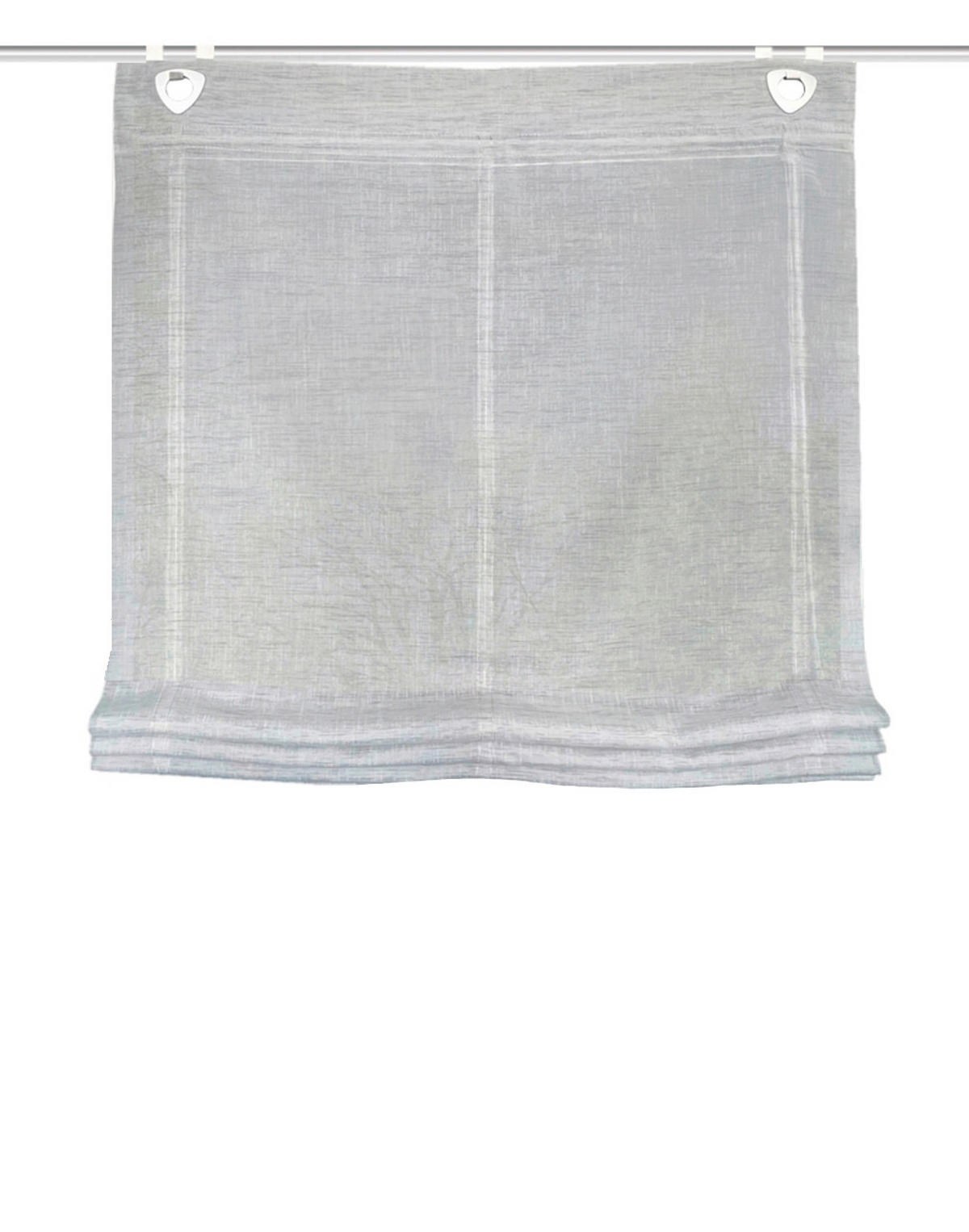 RAFFROLLO 80/130 cm  - Hellgrau, Basics, Textil (80/130cm) - Schmidt W. Gmbh